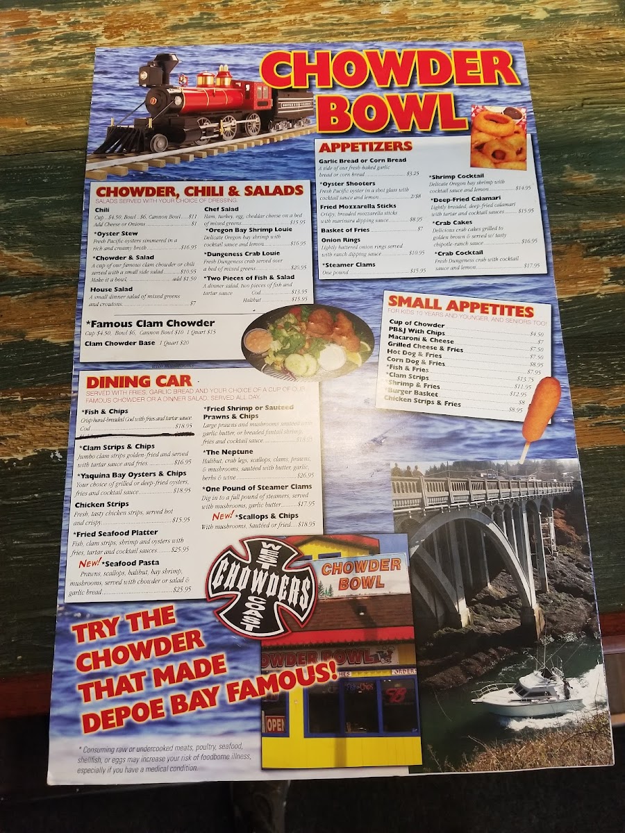 Chowder Bowl Menu - Image 4