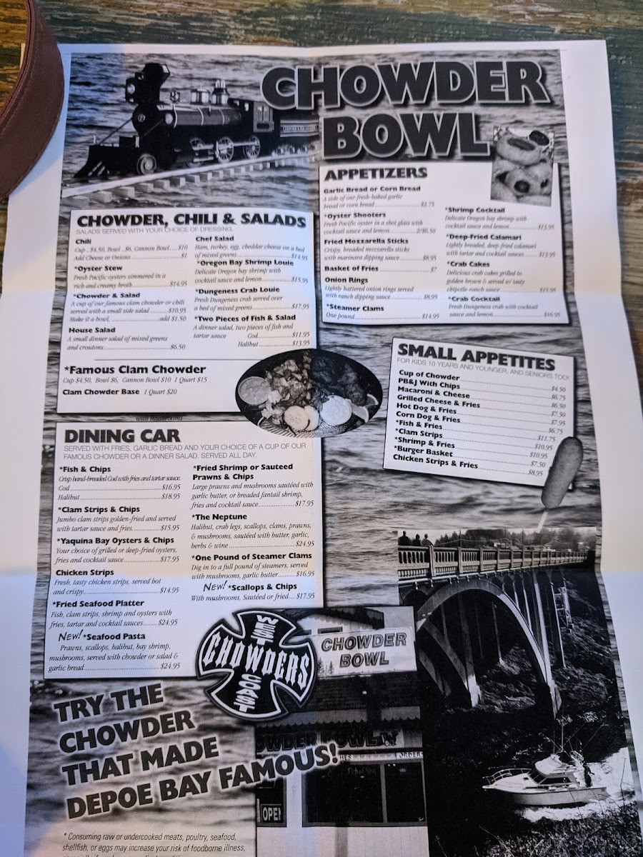 Chowder Bowl Menu - Image 6
